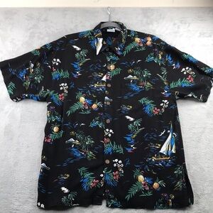 Princess Cruise's Men's Hawaiian style Button Down Shirt Size M